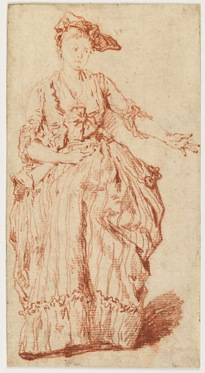 A Standing Woman with her Left Arm Outstretched